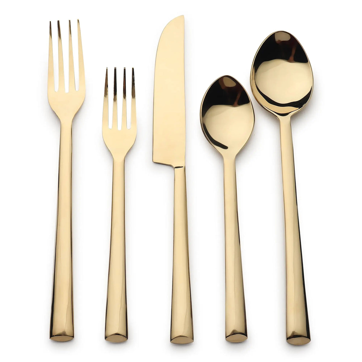Aurelia Diana PVD Tarnish Resistant Flatware 5 Piece Set
