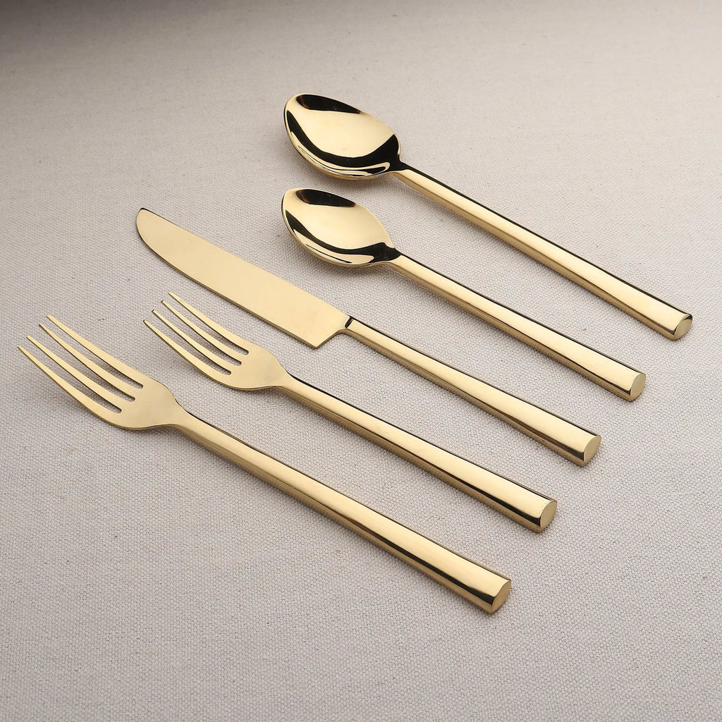 Aurelia Diana PVD Tarnish Resistant Flatware 5 Piece Set