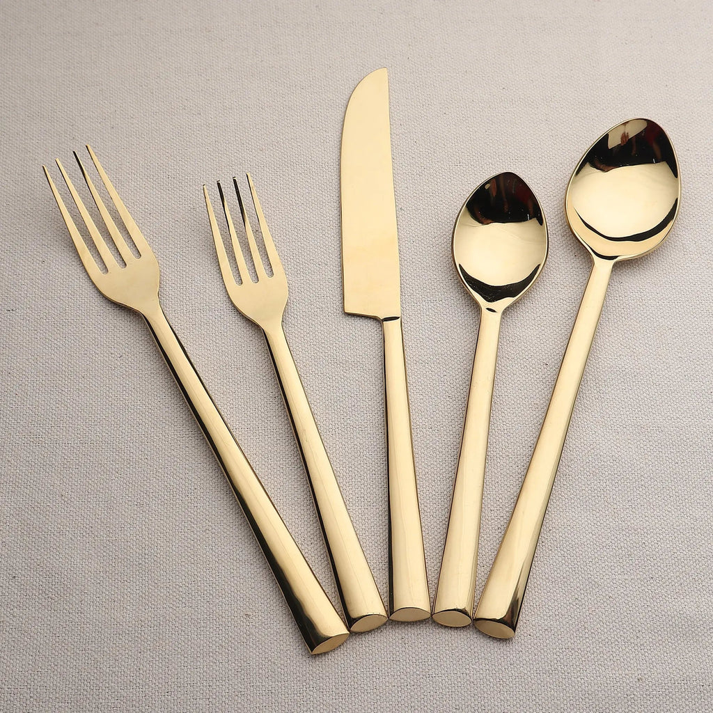 Aurelia Diana PVD Tarnish Resistant Flatware 5 Piece Set
