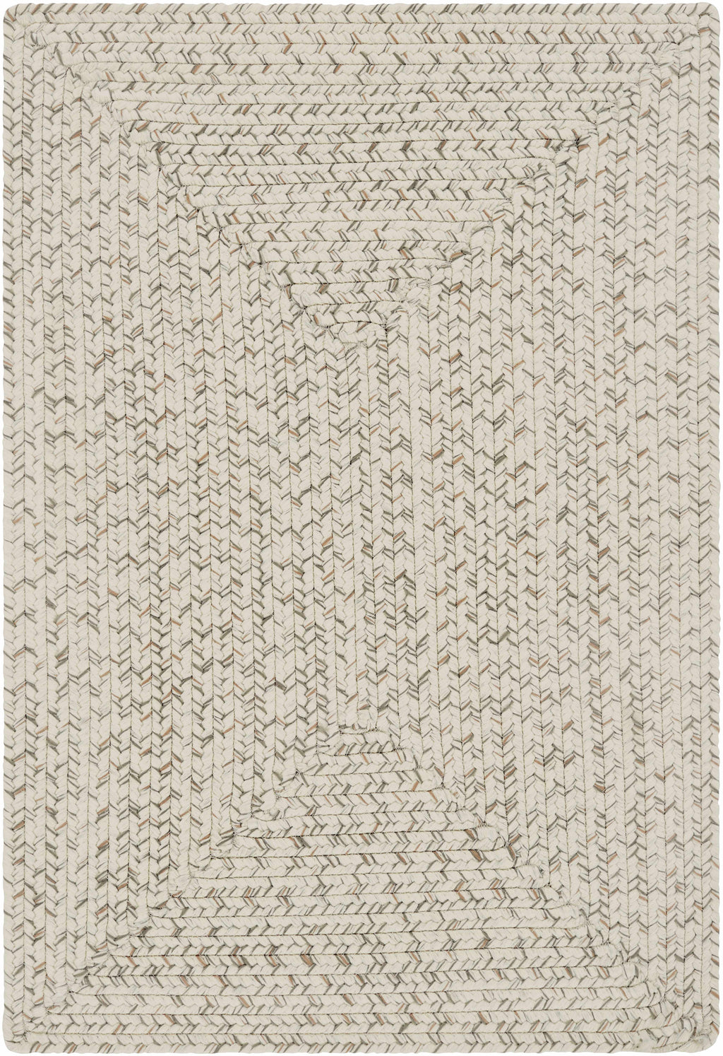 Bargo Beige Braided Faux Jute Weather Resistant Outdoor Rug