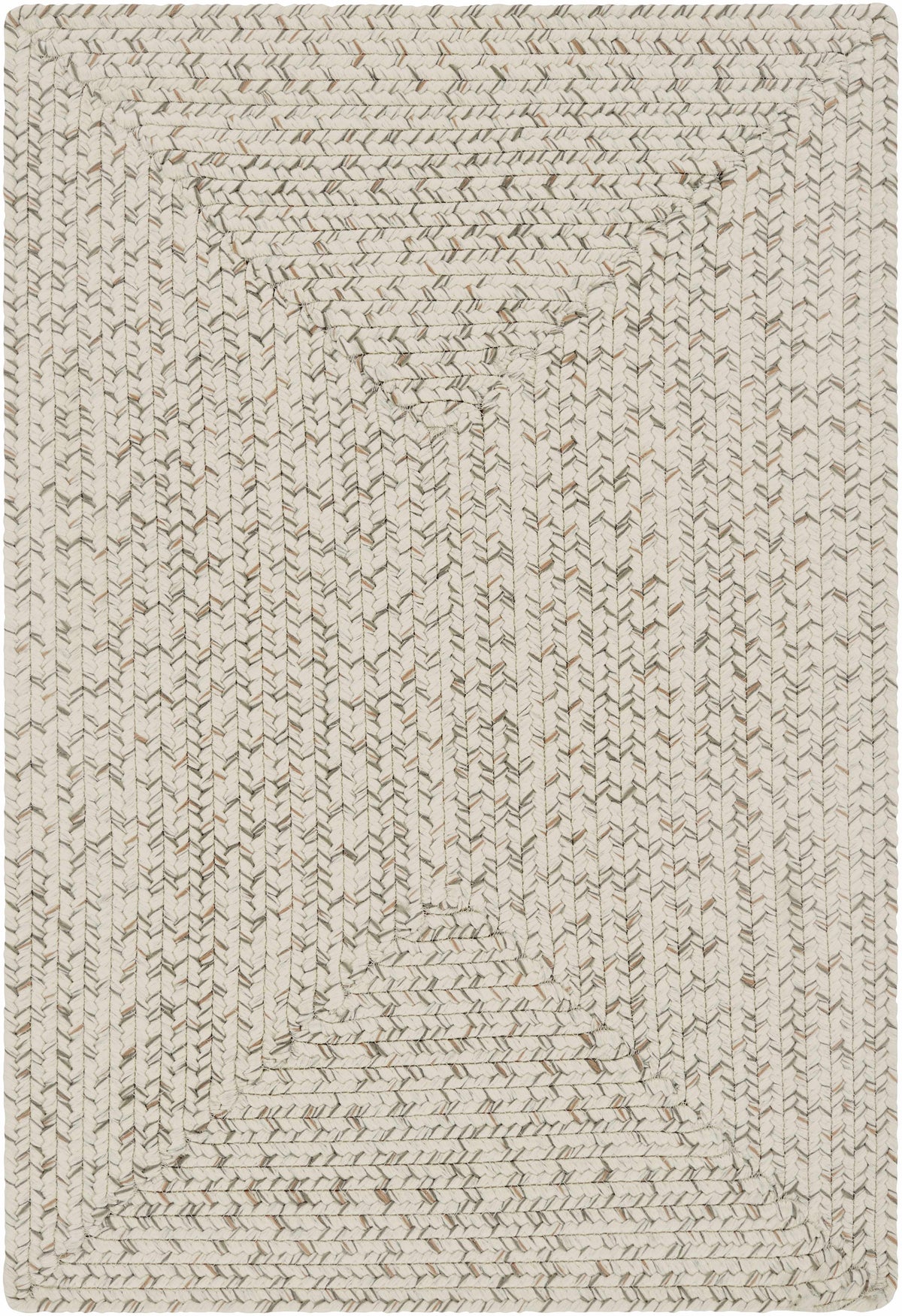 Bargo Beige Braided Faux Jute Weather Resistant Outdoor Rug