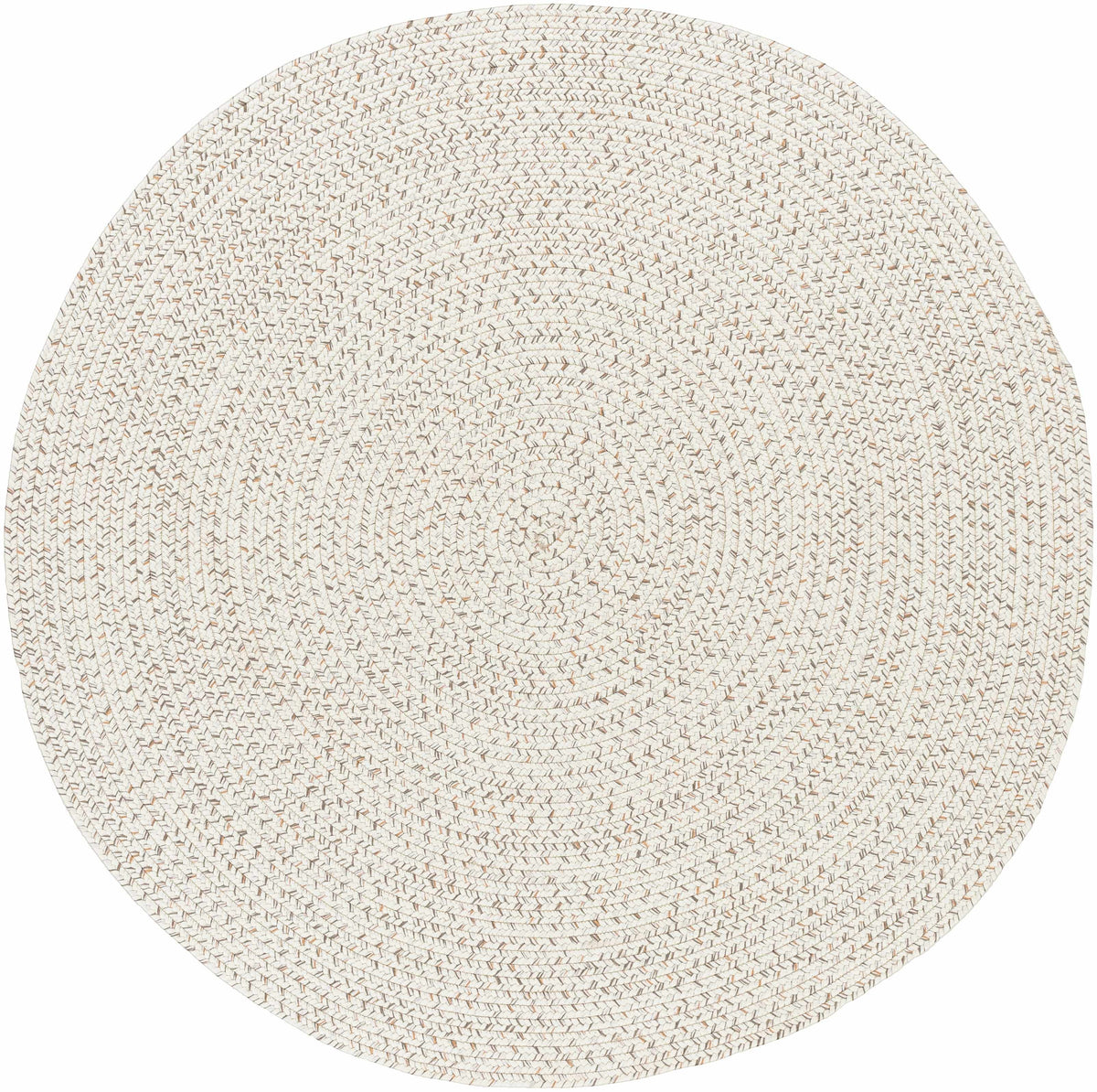 Bargo Beige Braided Faux Jute Weather Resistant Outdoor Rug