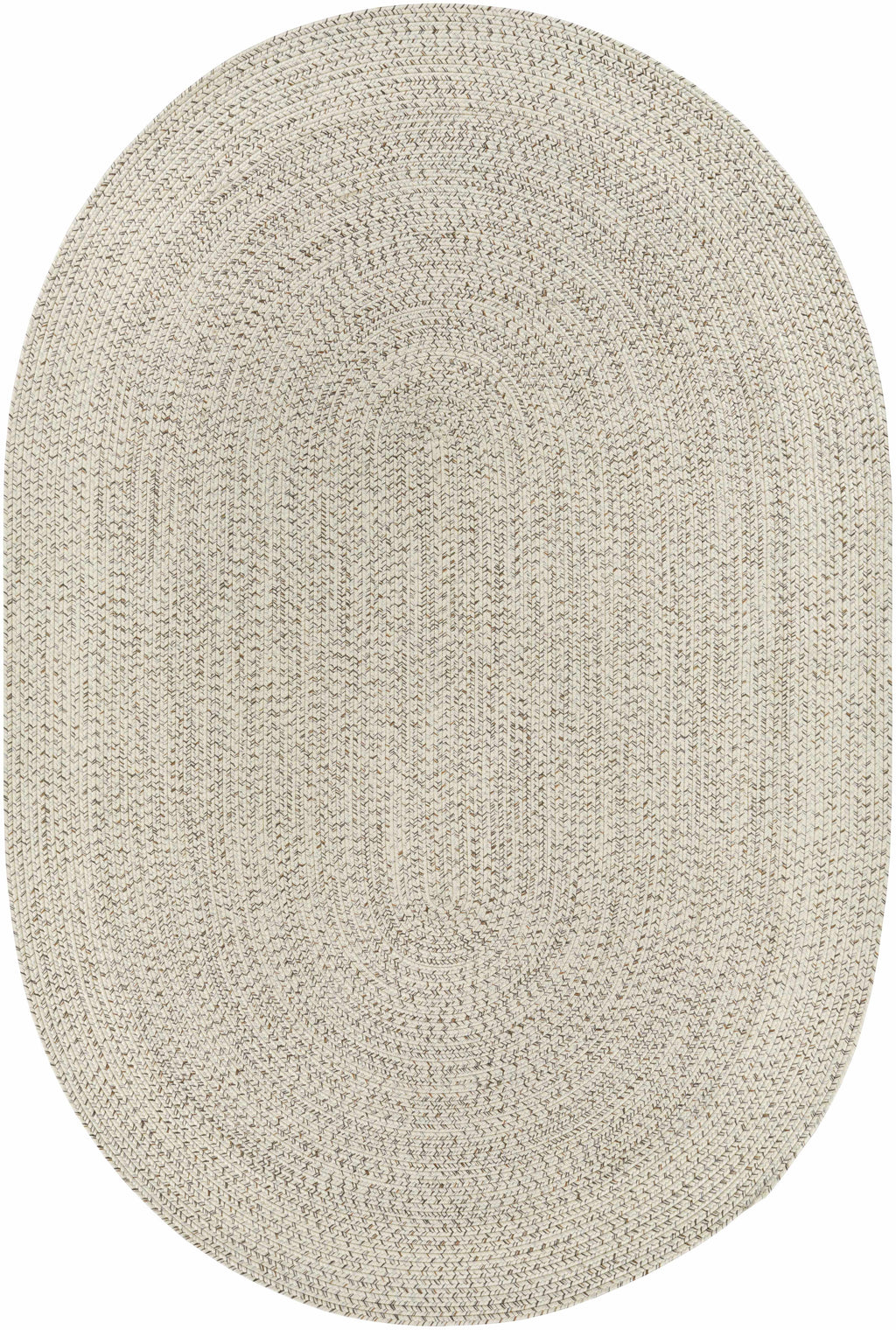 Bargo Beige Braided Faux Jute Weather Resistant Outdoor Rug