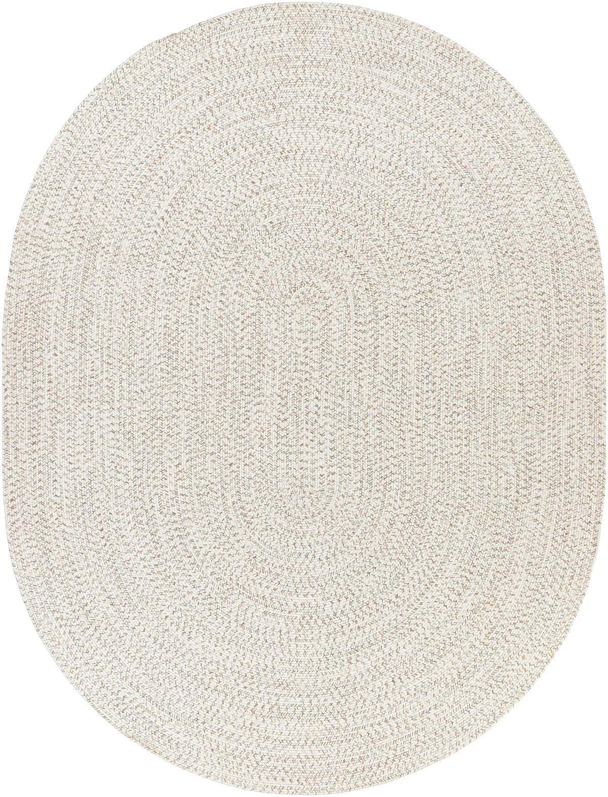 Bargo Beige Braided Faux Jute Weather Resistant Outdoor Rug
