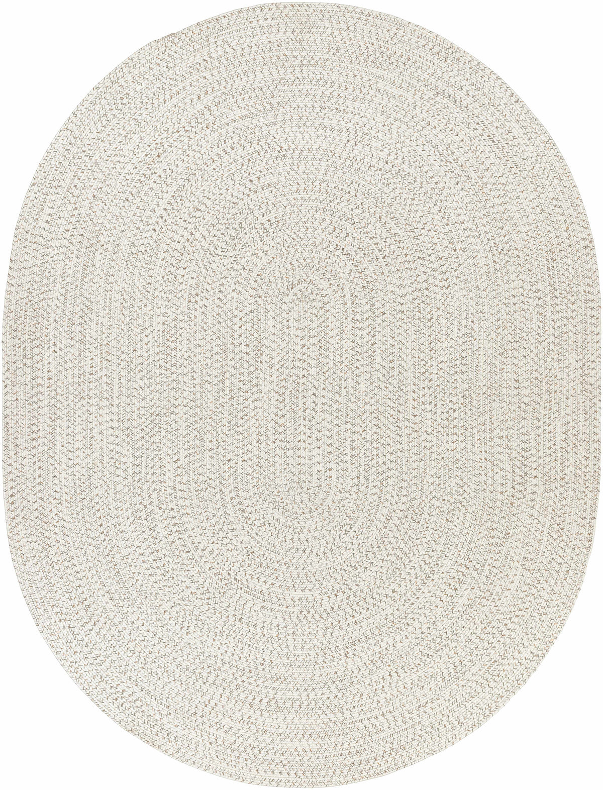 Bargo Beige Braided Faux Jute Weather Resistant Outdoor Rug
