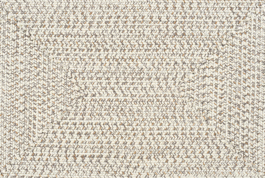 Bargo Beige Braided Faux Jute Weather Resistant Outdoor Rug