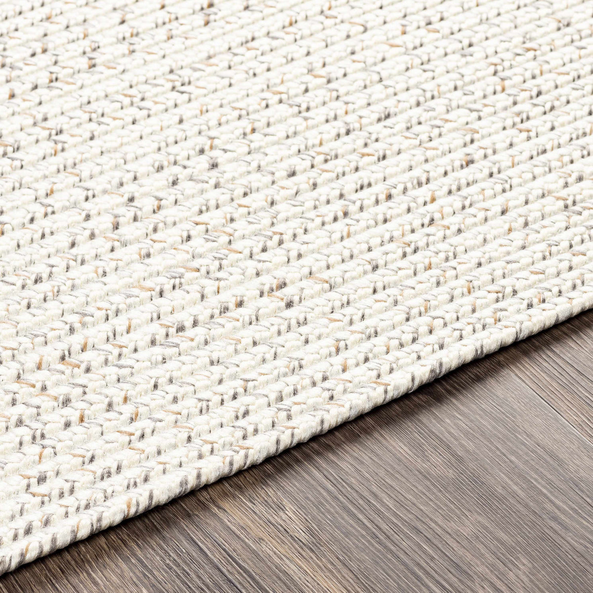 Bargo Beige Braided Faux Jute Weather Resistant Outdoor Rug