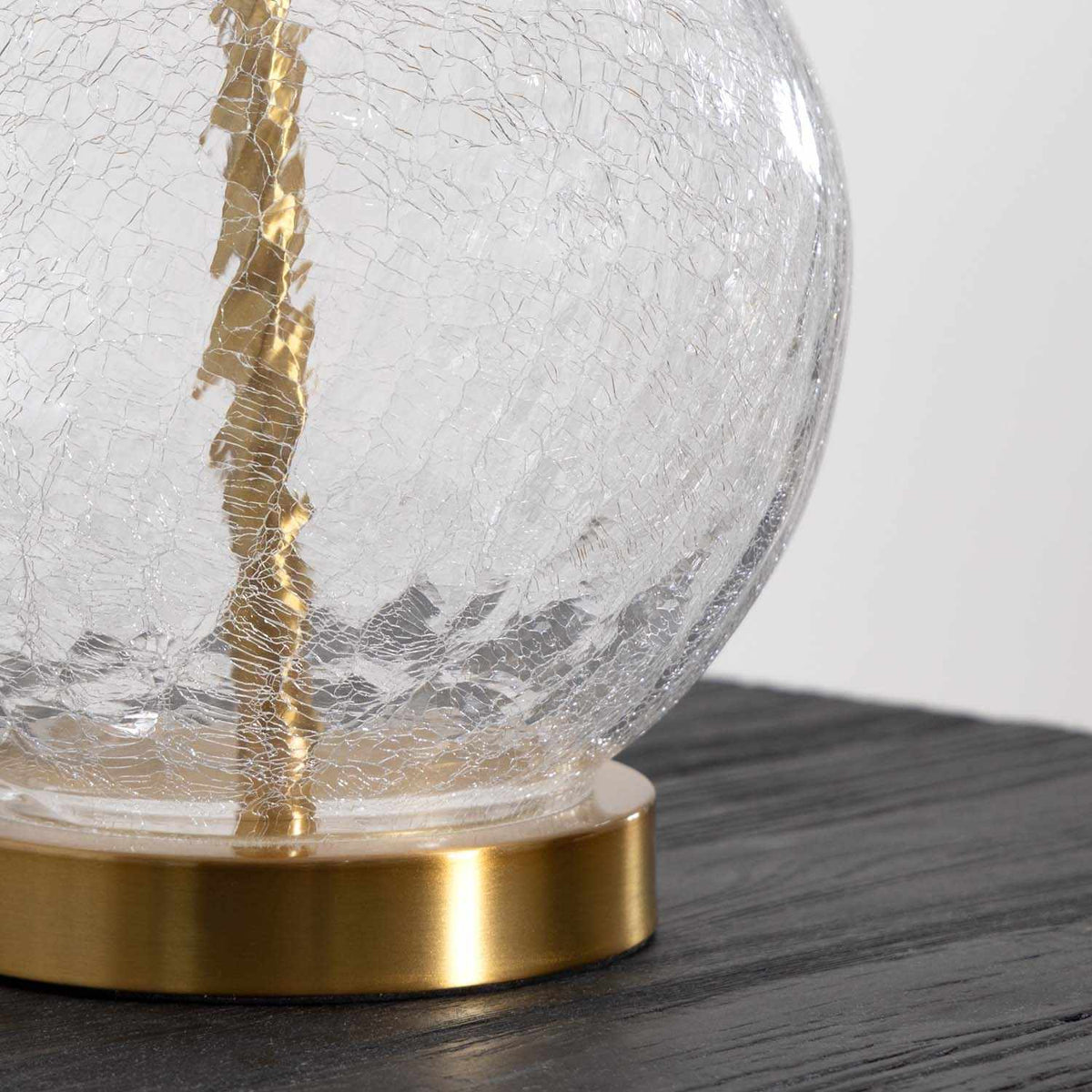 Ciel Contemporary Textured Glass Table Lamp With Three Light Modes