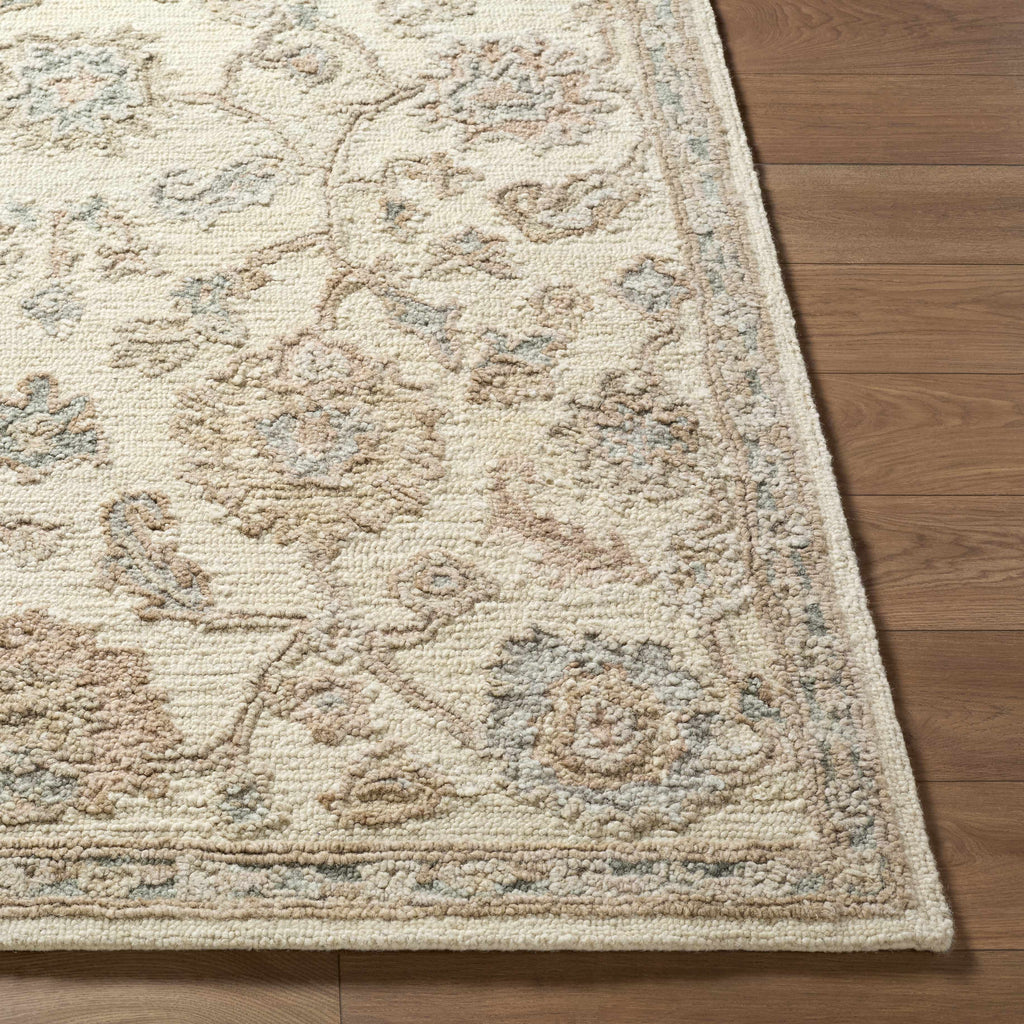 Callum Oushak Artisan Hand Tufted Wool Area Rug Indigo