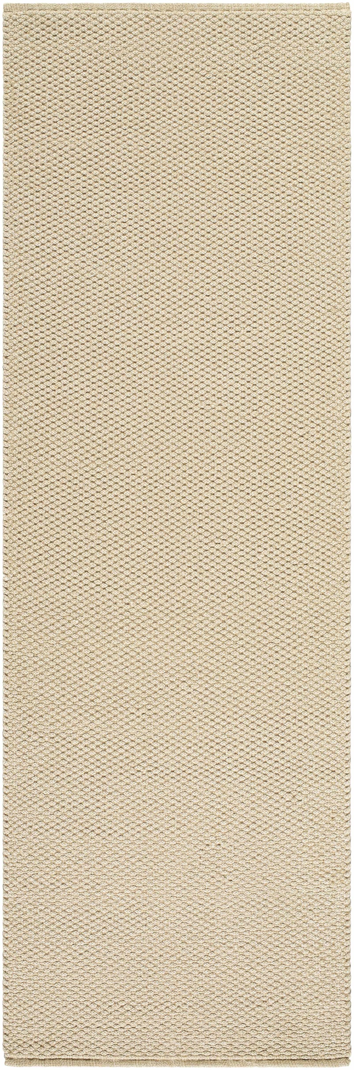 Cezary Hand Woven Jute Cotton Blend Rug Warm Beige