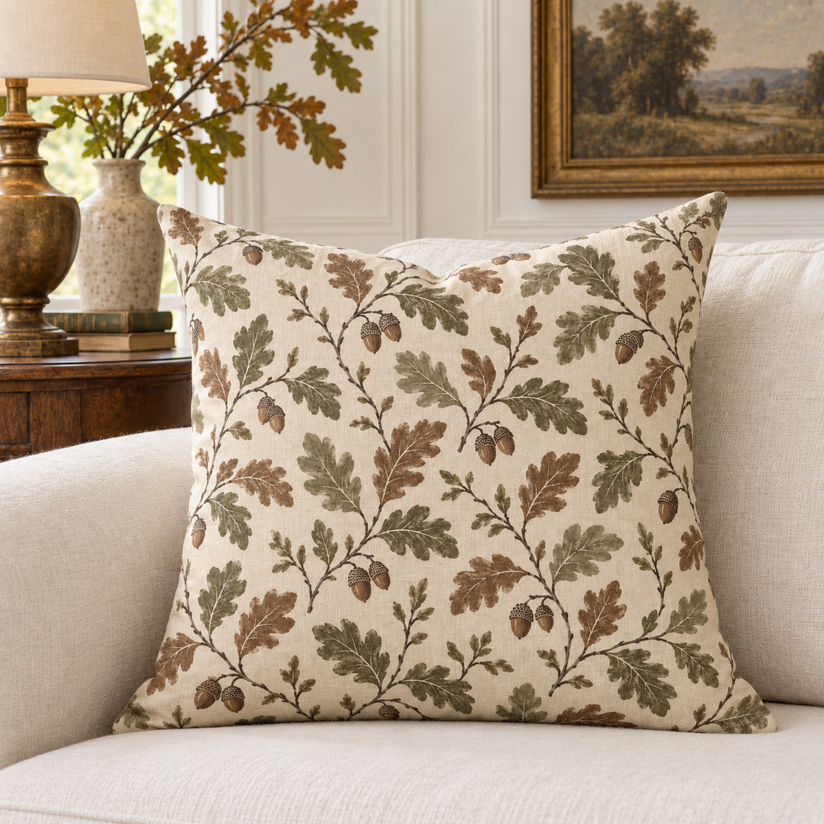 Lilyvale Autumn Heritage Sectional Refresh – 7-Piece Pillow Cover Bundle
