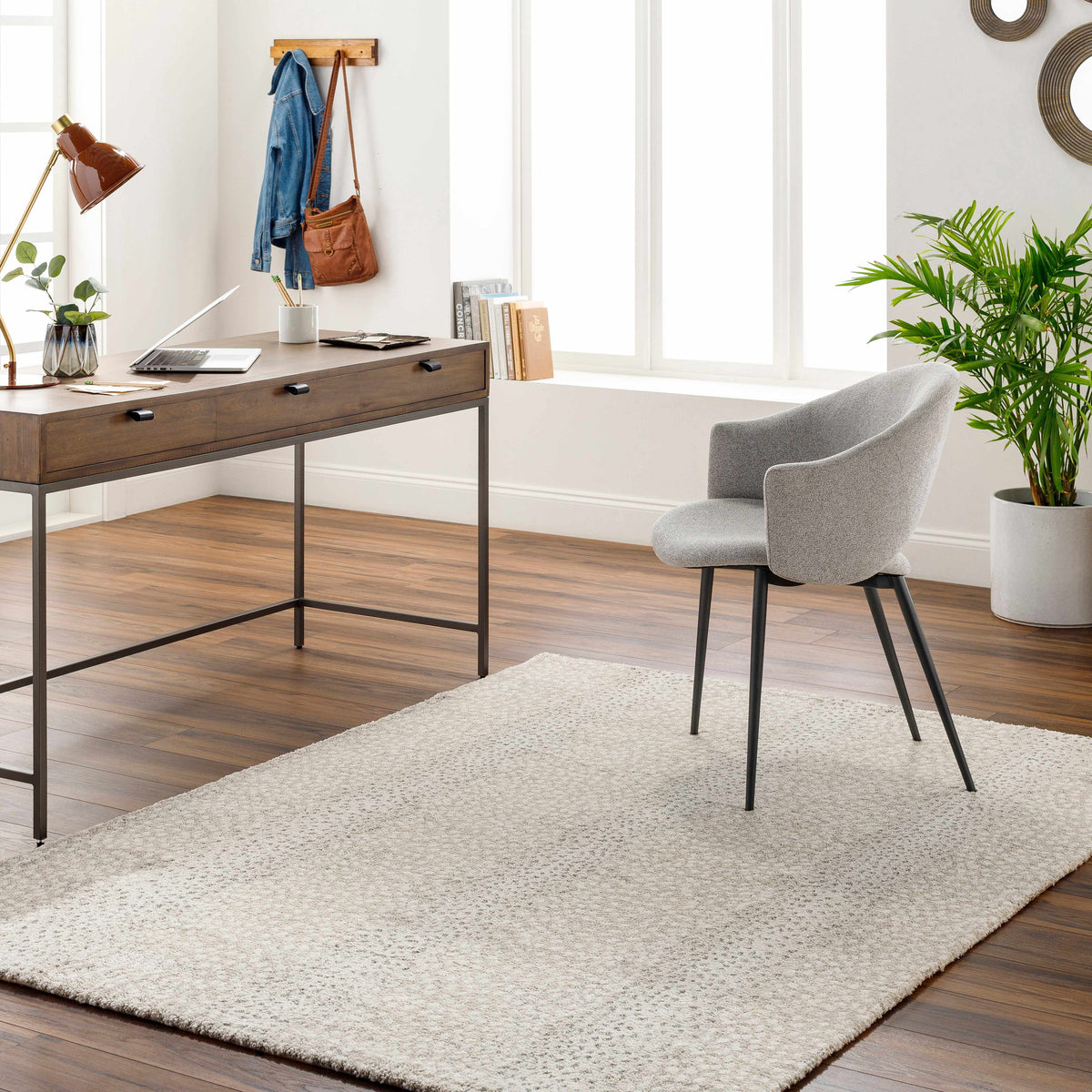 Daiva Luxe Rug Plush High Pile Contemporary Beige