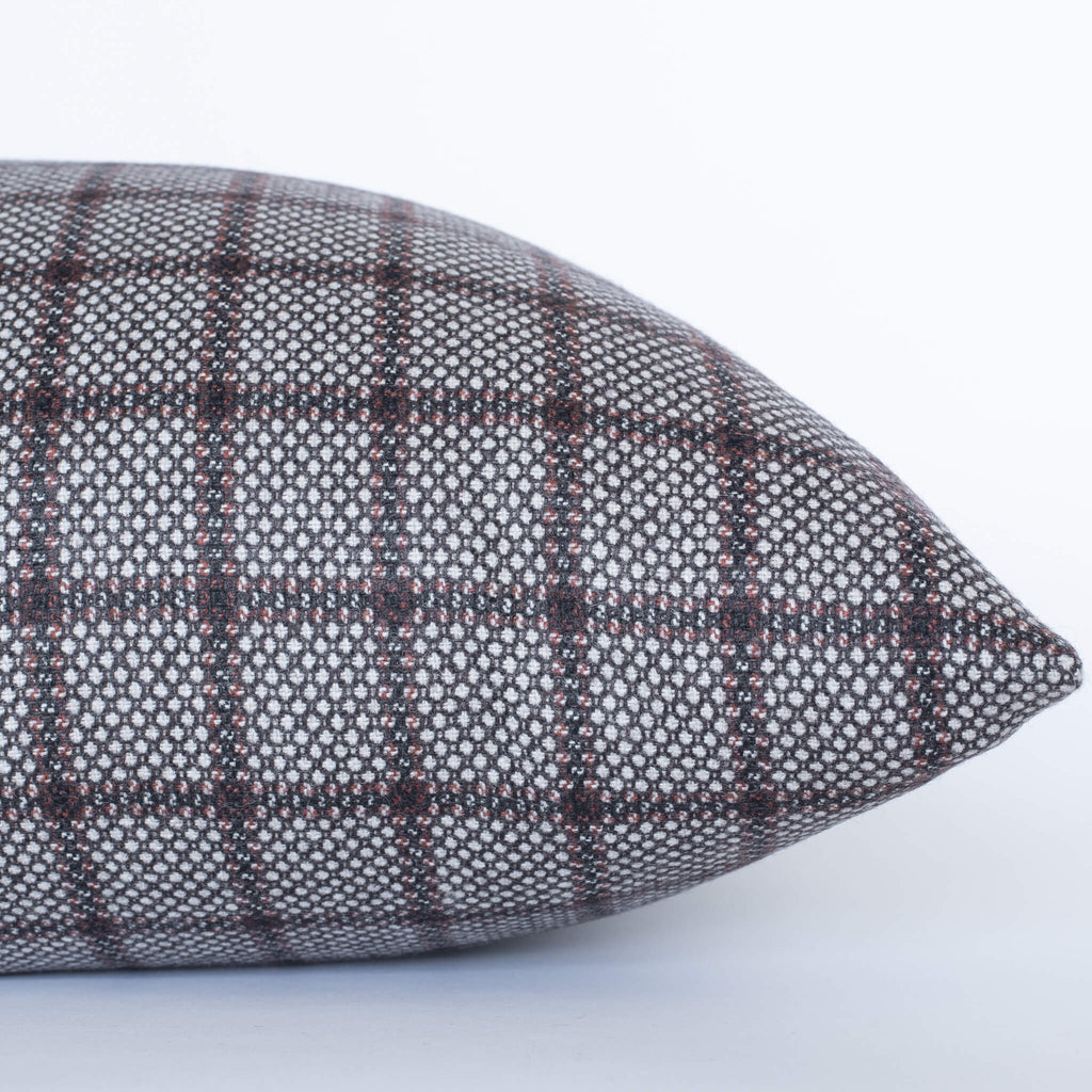 Paloma Handwoven Pillow In Exclusive Brown Weave For Home
