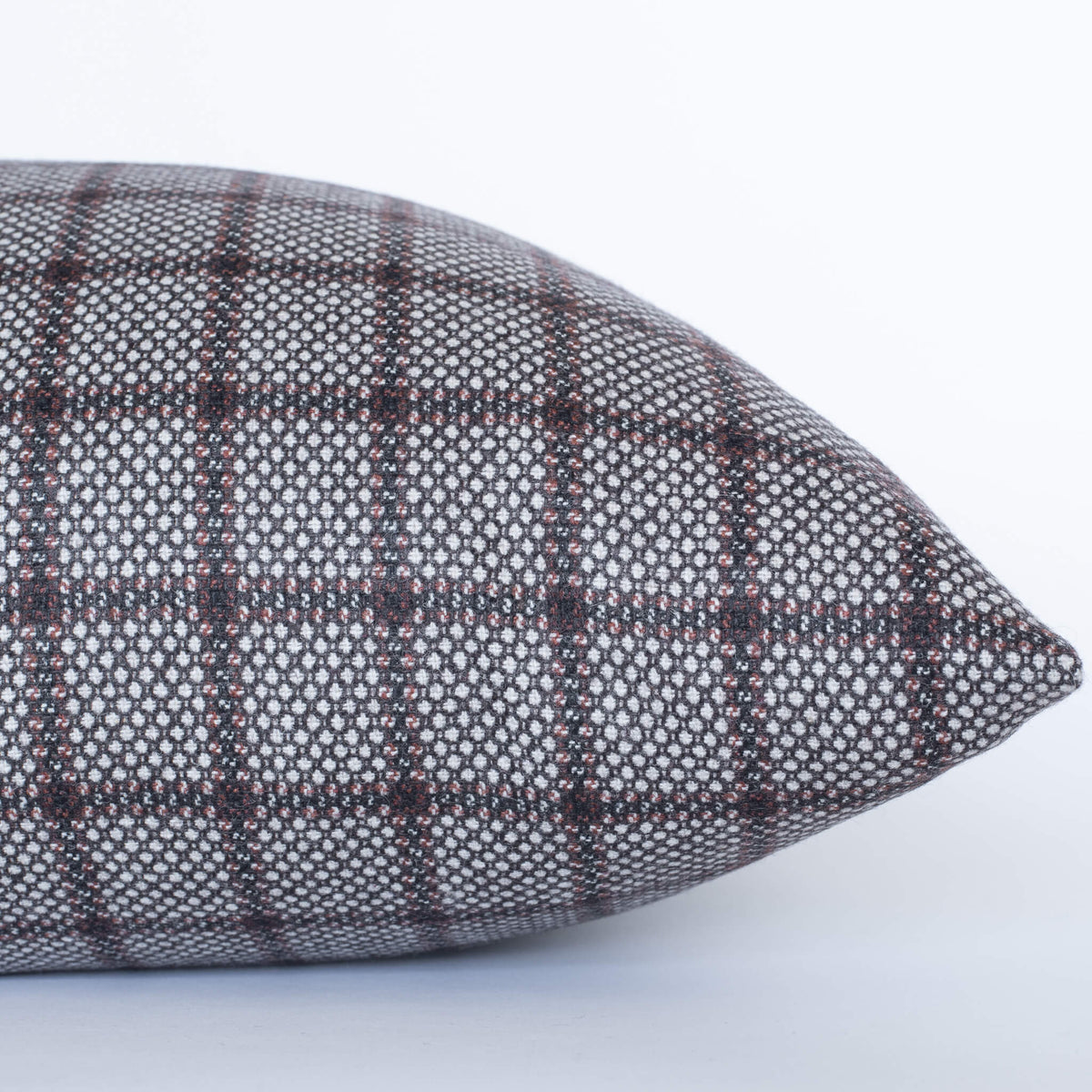 Paloma Handwoven Pillow In Exclusive Brown Weave For Home