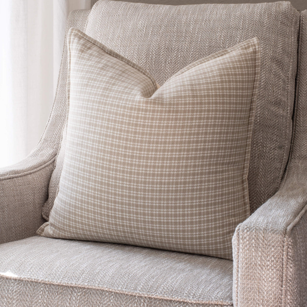 Paz Handwoven Pillow Cover Artisan Collection Soft Texture