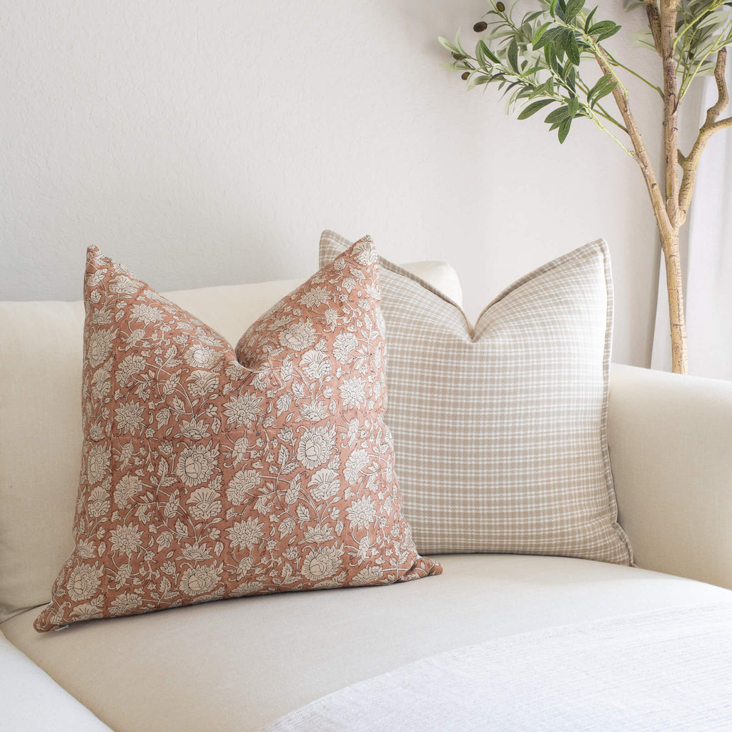 Paz Handwoven Pillow Cover Artisan Collection Soft Texture