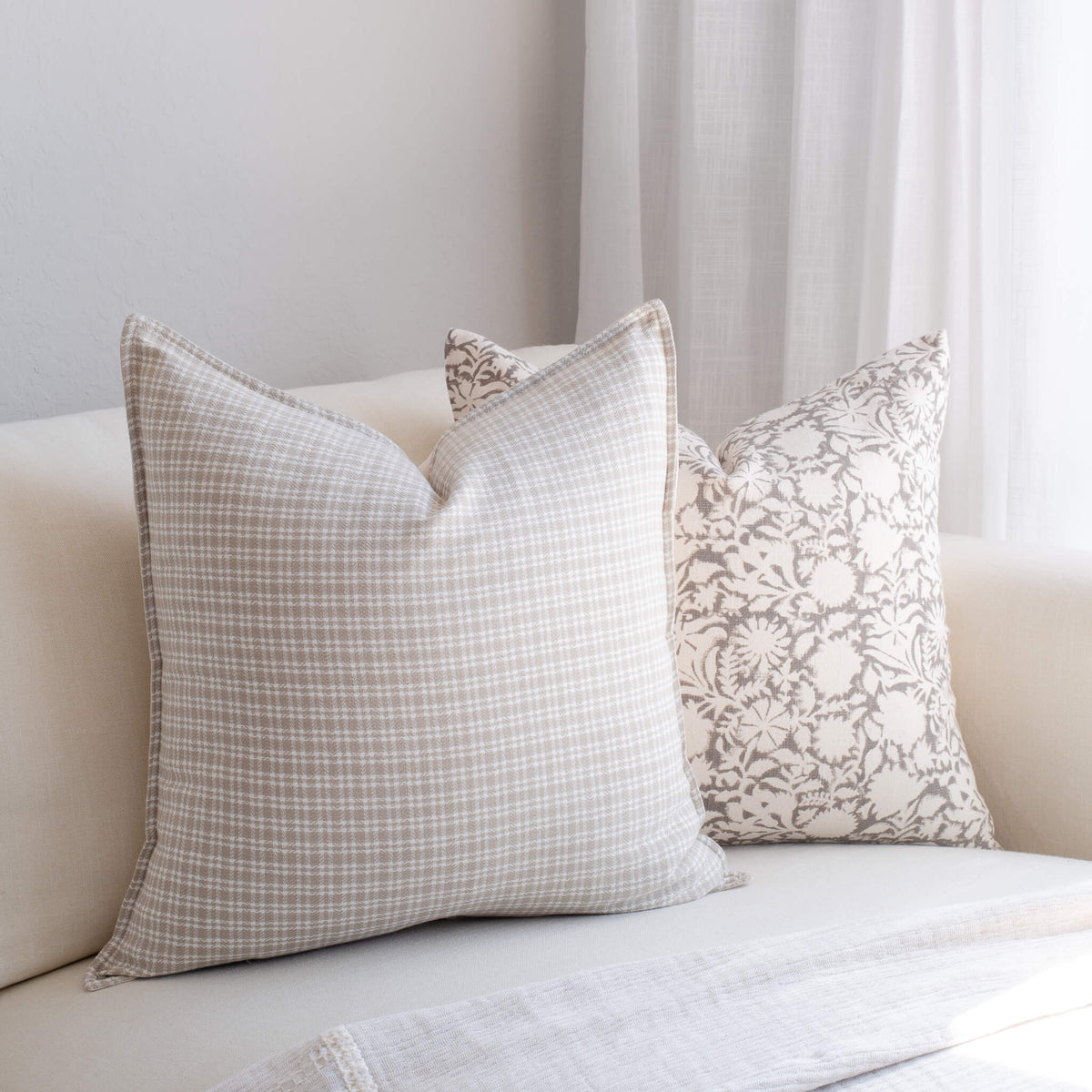 Paz Handwoven Pillow Cover Artisan Collection Soft Texture