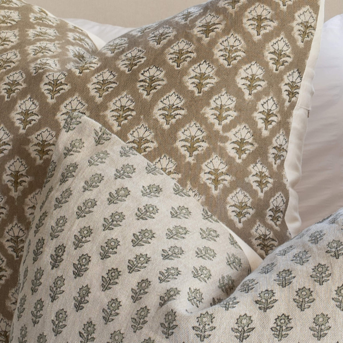 Rhea Artisan Linen Pillow Cover Exclusive Collection