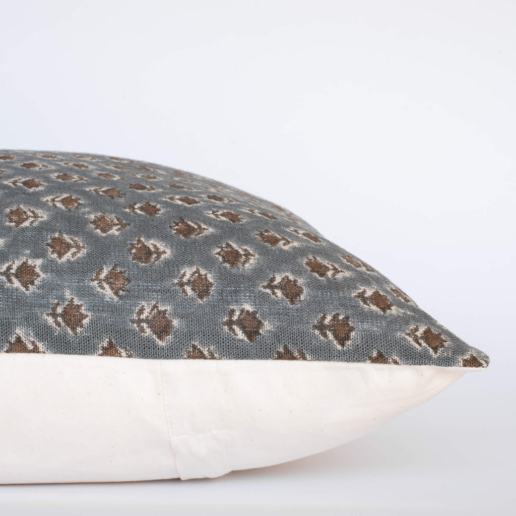 Limited Edition Aster Linen Pillow Cover With Florals