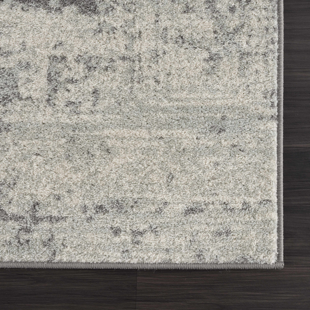 Lumina Rachel Area Rug Traditional Charcoal Gray Machine Woven