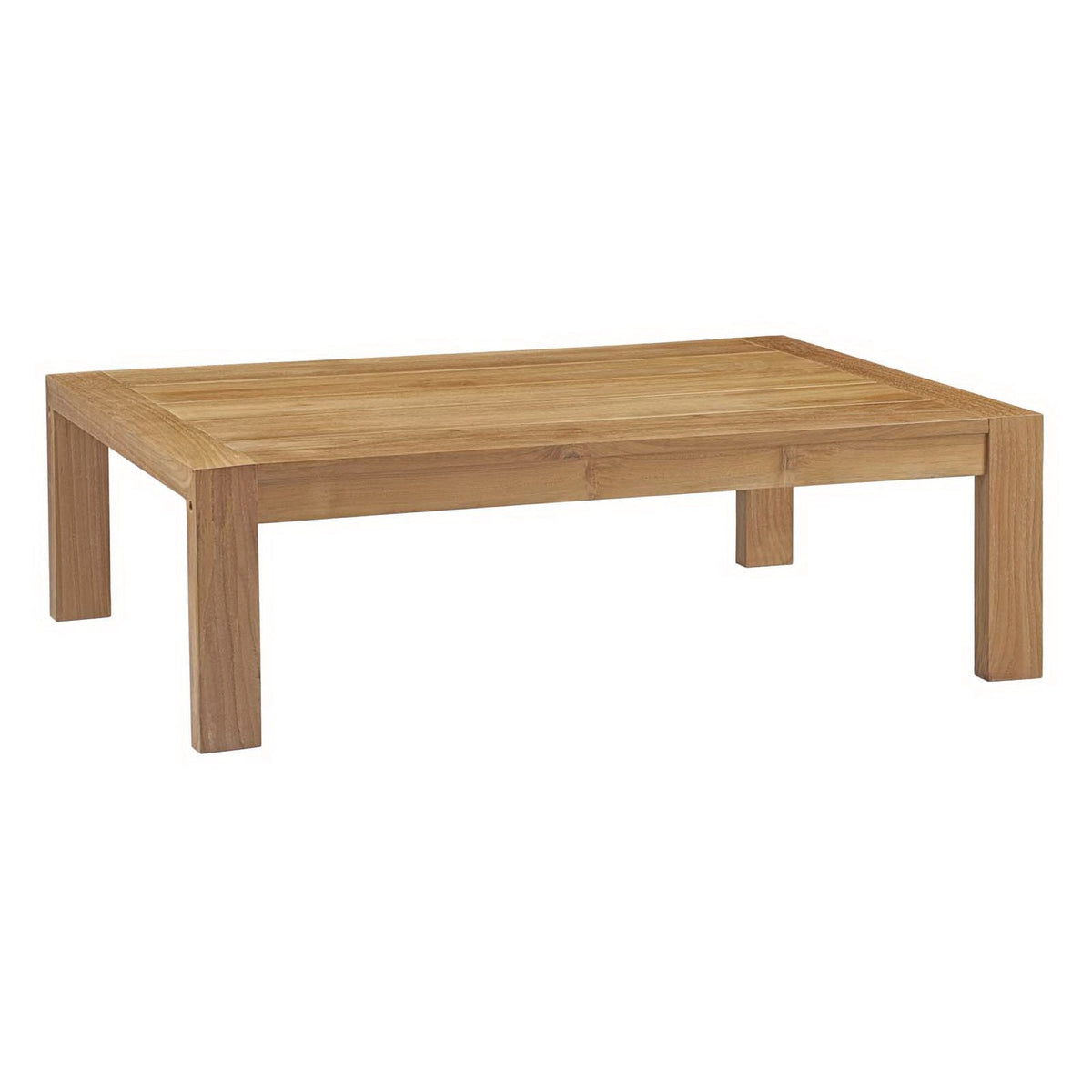 Modway Upland Solid Teak Outdoor Patio Coffee Table