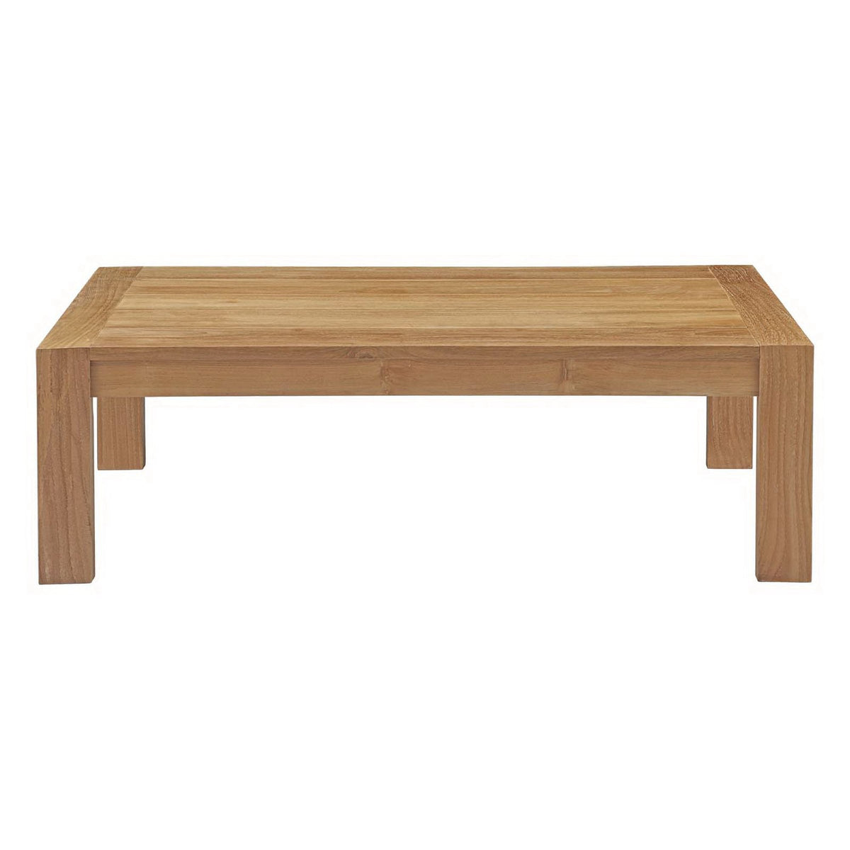 Modway Upland Solid Teak Outdoor Patio Coffee Table