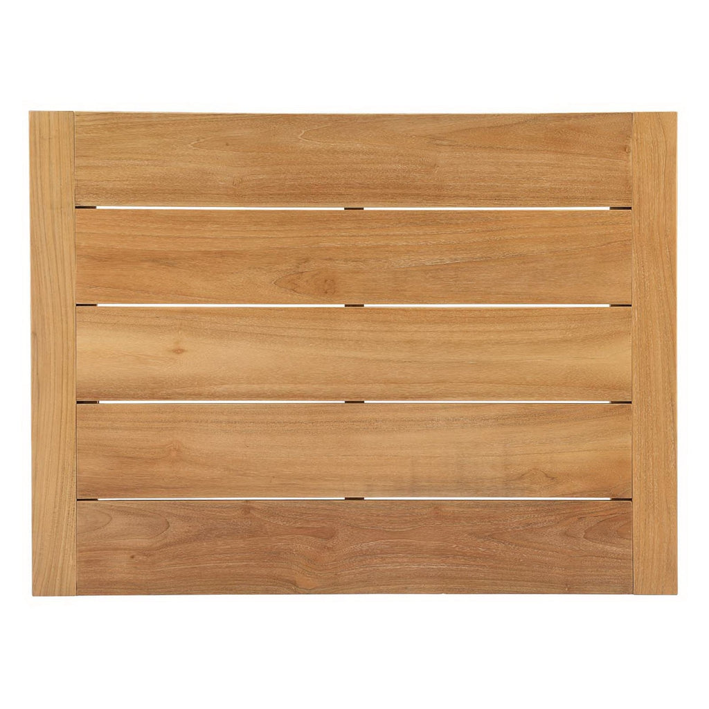 Modway Upland Solid Teak Outdoor Patio Coffee Table
