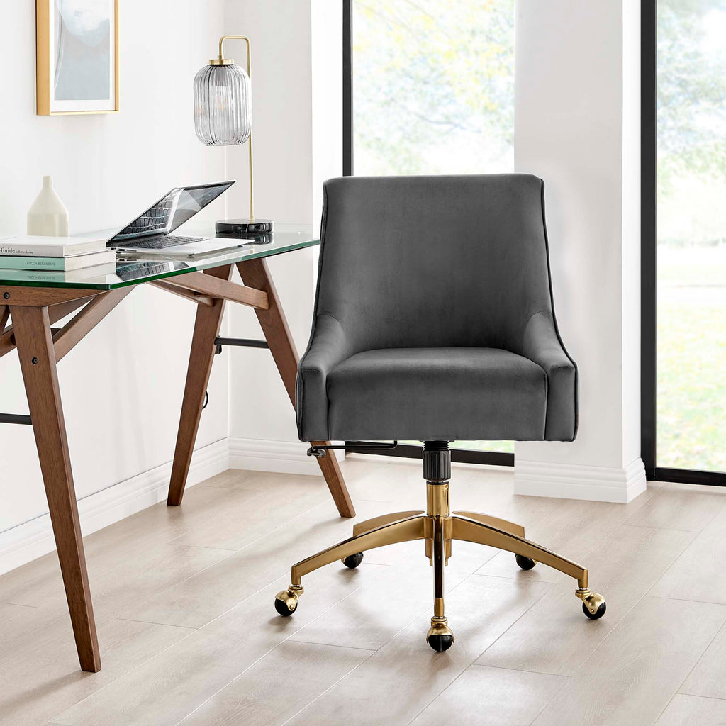 Modway Discern Performance Velvet Modern Office Chair