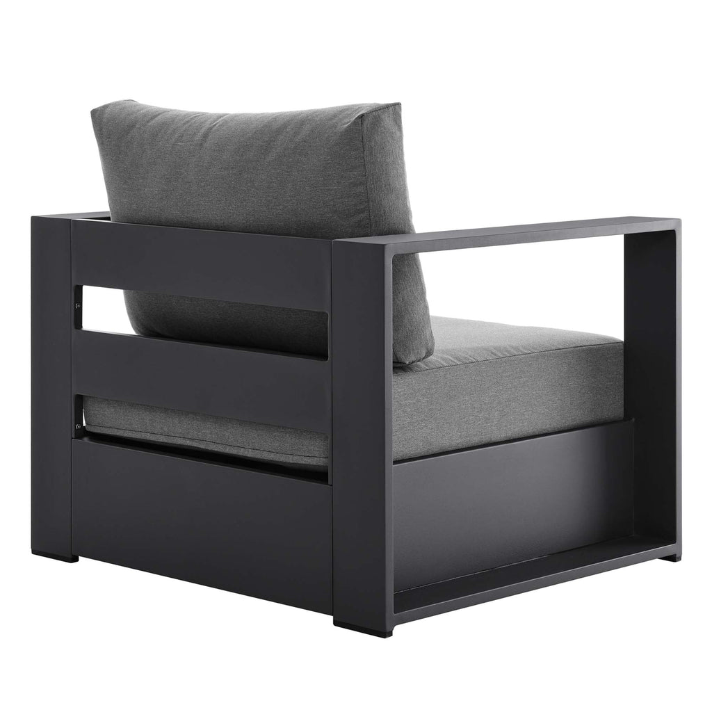 Modway Tahoe Outdoor Aluminum Armchair Weather Resistant Design