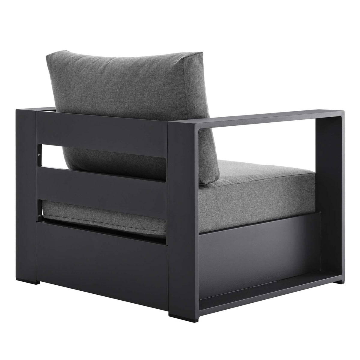 Modway Tahoe Outdoor Aluminum Armchair Weather Resistant Design