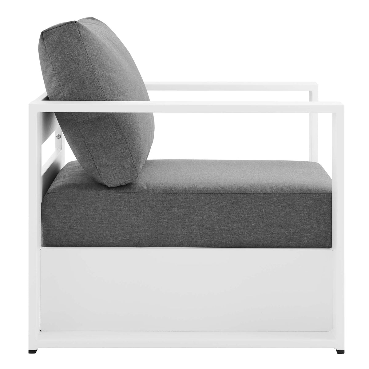 Modway Tahoe Outdoor Aluminum Armchair Weather Resistant Design