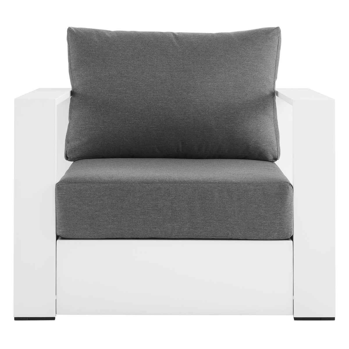 Modway Tahoe Outdoor Aluminum Armchair Weather Resistant Design