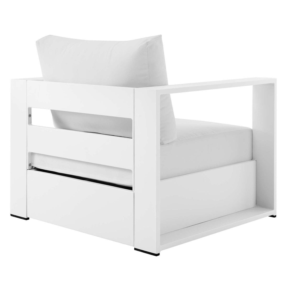 Modway Tahoe Outdoor Aluminum Armchair Weather Resistant Design