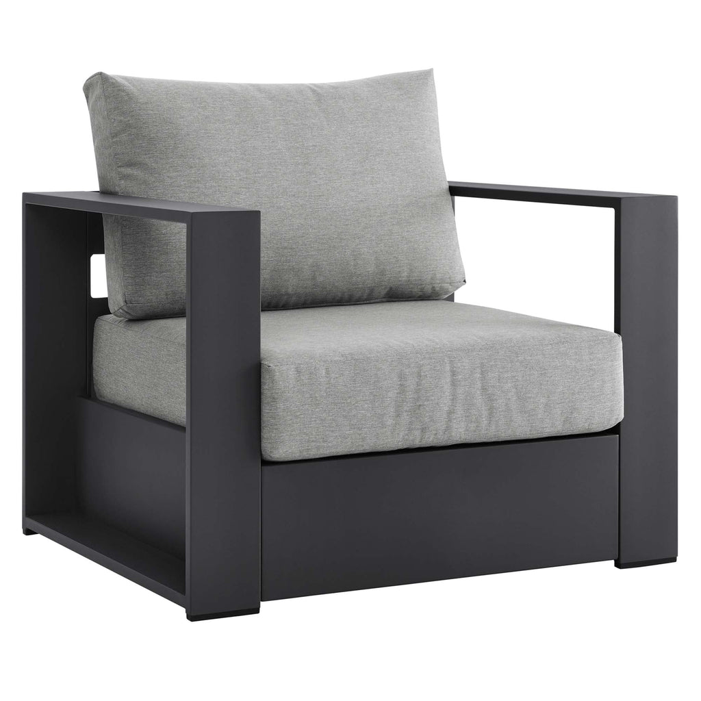 Modway Tahoe 4 Piece Powder Coated Aluminum Patio Set