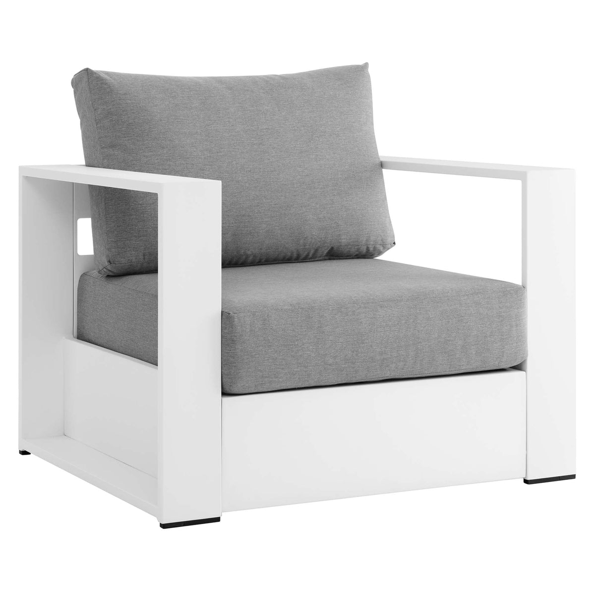 Modway Tahoe 4 Piece Powder Coated Aluminum Patio Set
