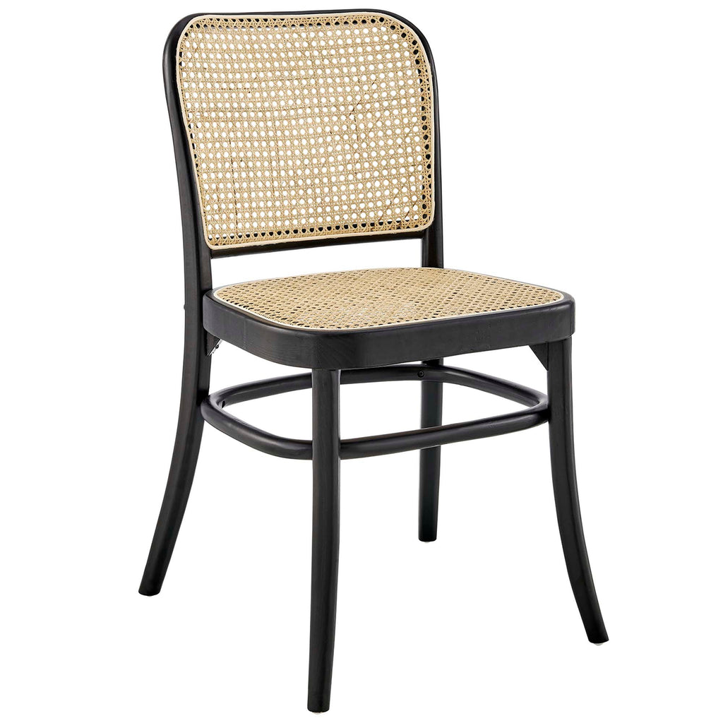 Modway Winona Woven Rattan Dining Side Chair Set Of 2