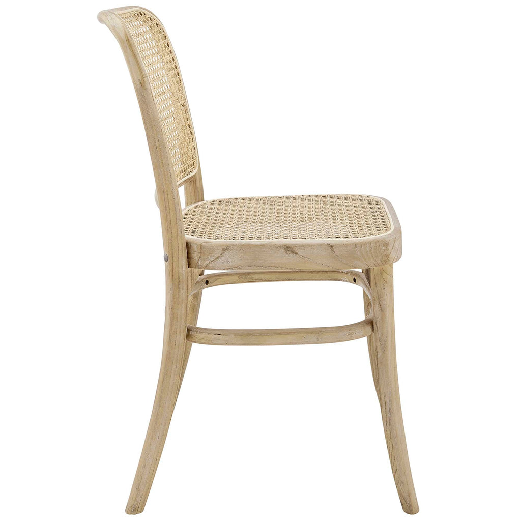 Modway Winona Woven Rattan Dining Side Chair Set Of 2