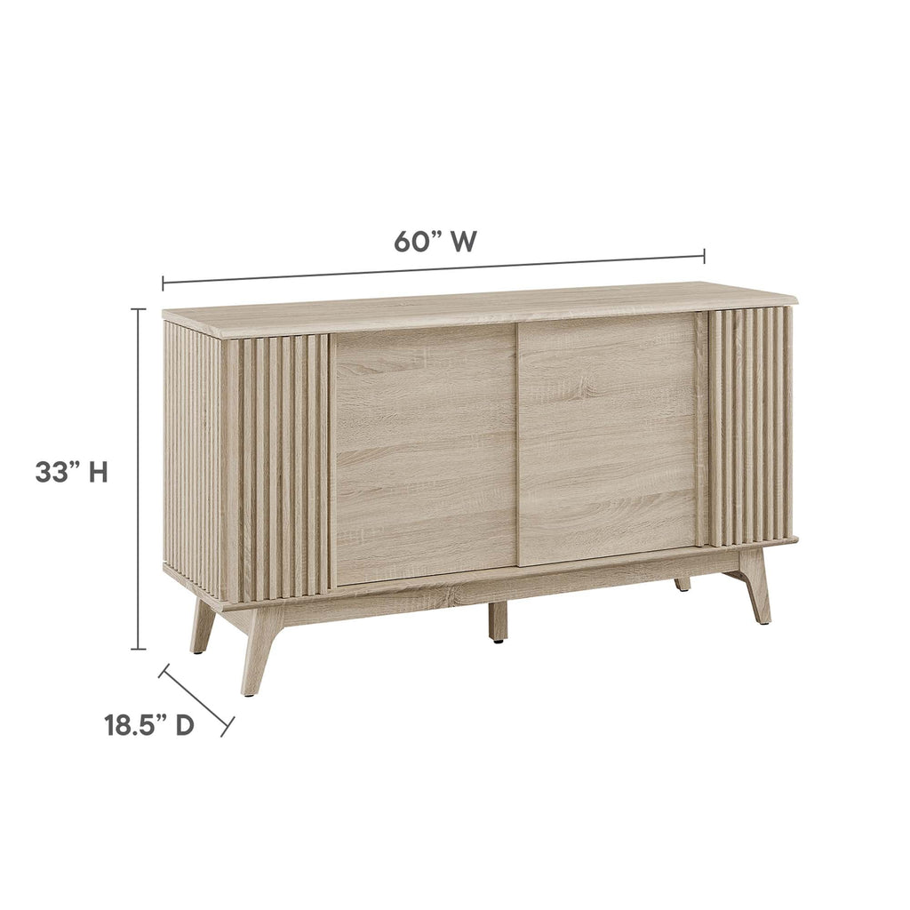 Modway Eudora Sideboard Mid Century TV Display Console