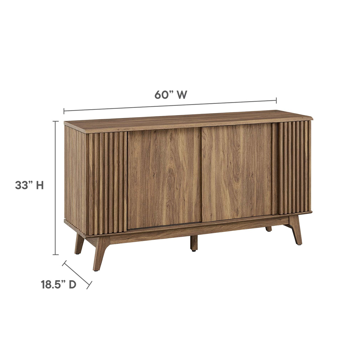 Modway Eudora Sideboard Mid Century TV Display Console