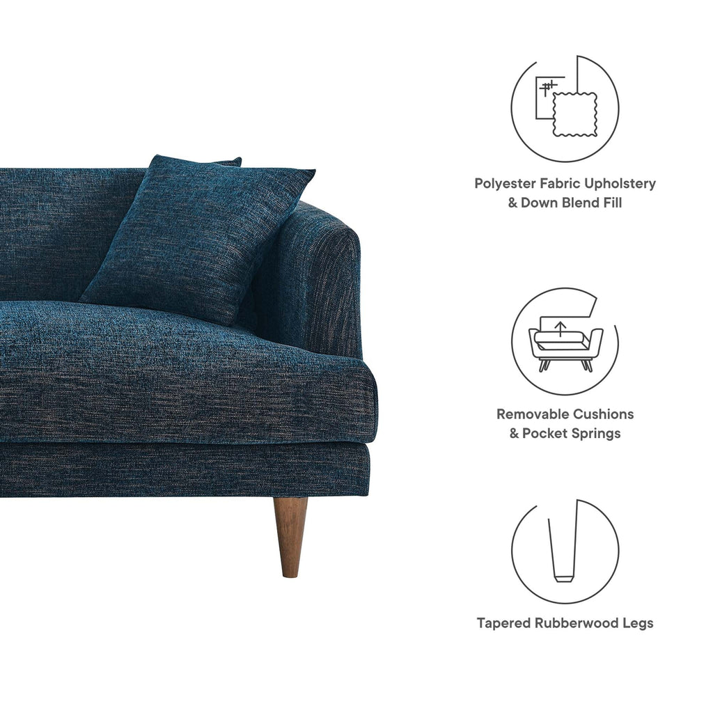 Modway Zoya Down Filled Overstuffed Sofa With Deep Seating
