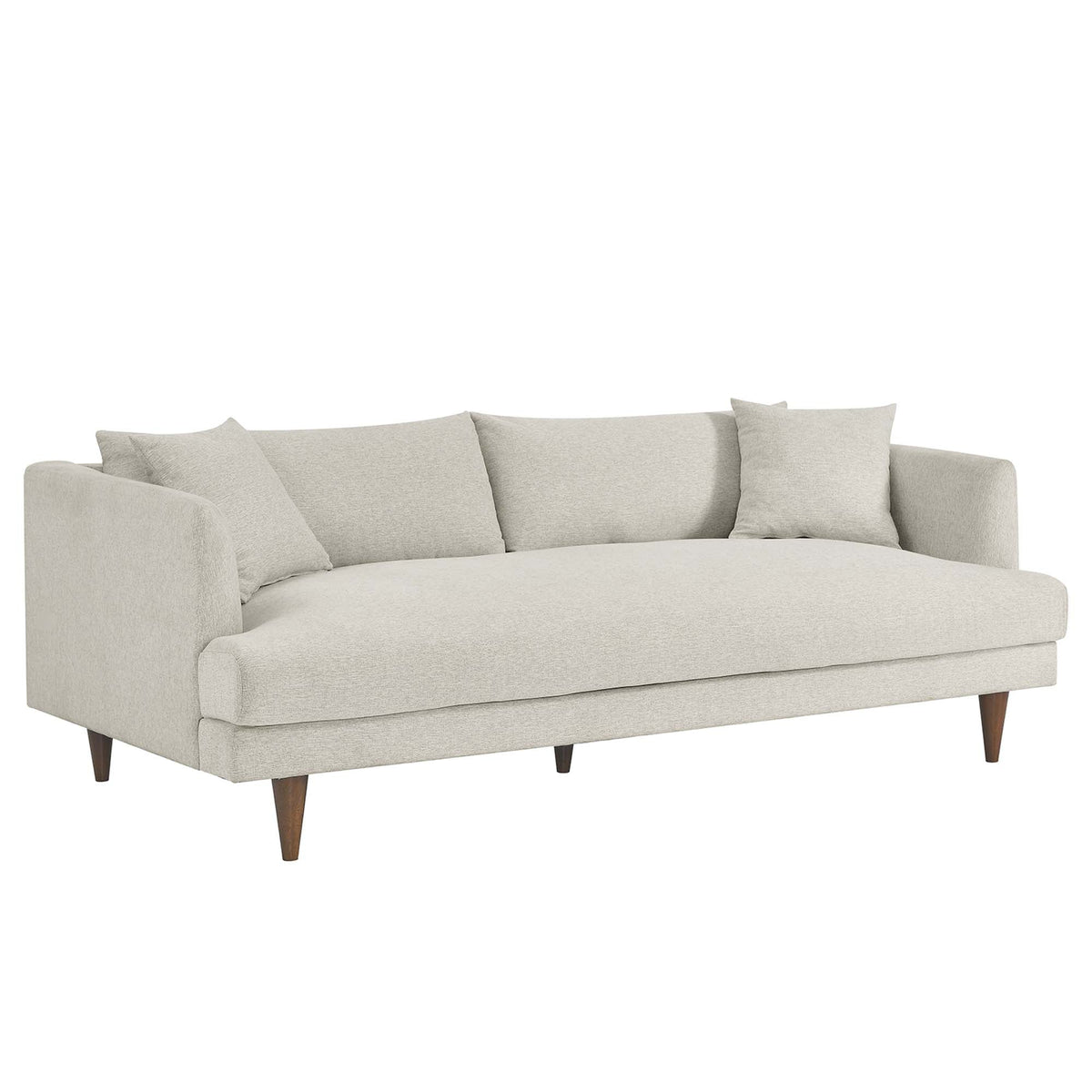 Modway Zoya Down Filled Overstuffed Sofa With Deep Seating