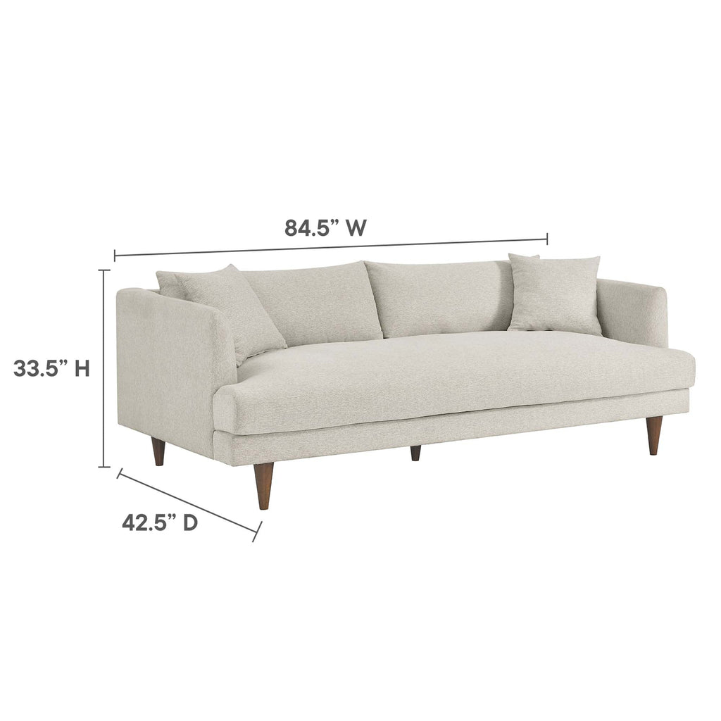 Modway Zoya Down Filled Overstuffed Sofa With Deep Seating