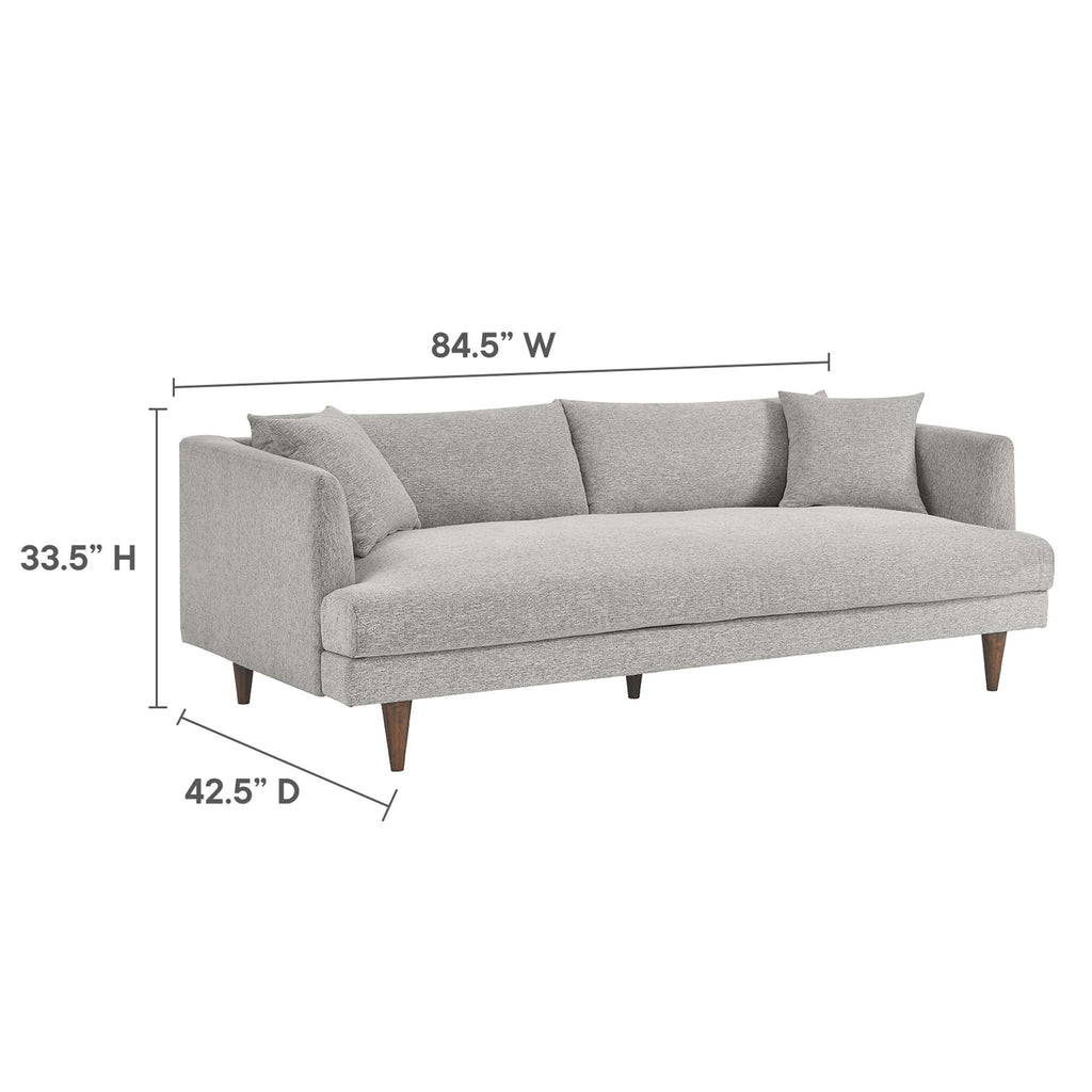 Modway Zoya Down Filled Overstuffed Sofa With Deep Seating