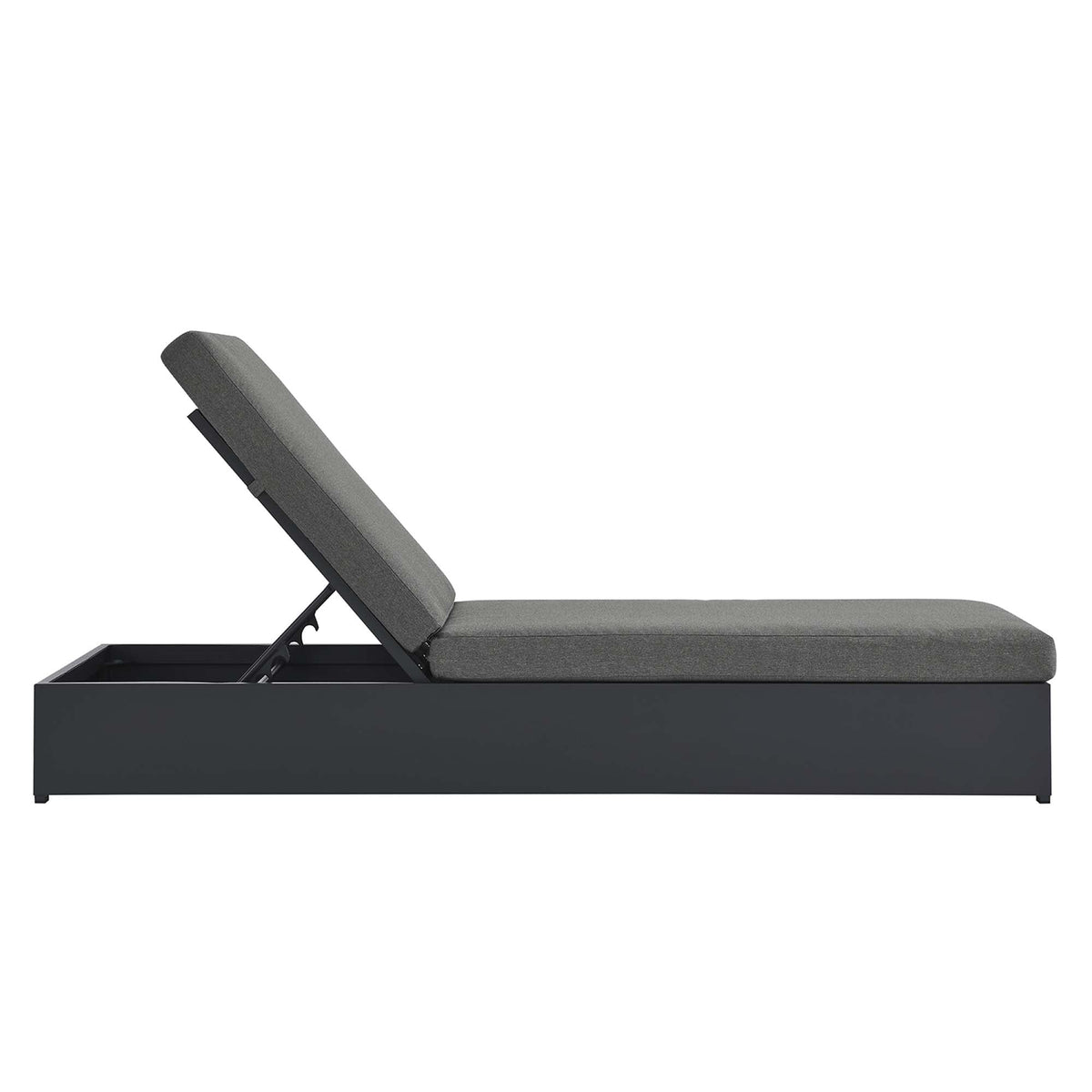 Modway Tahoe Outdoor Powder Coated Aluminum Chaise Lounge