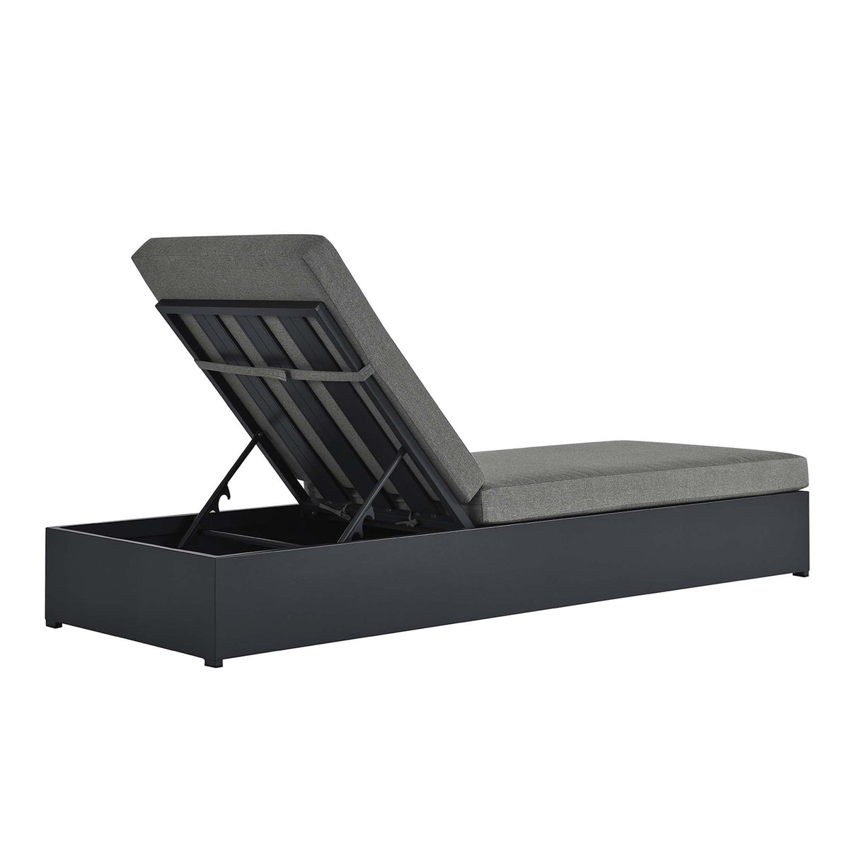 Modway Tahoe Outdoor Powder Coated Aluminum Chaise Lounge