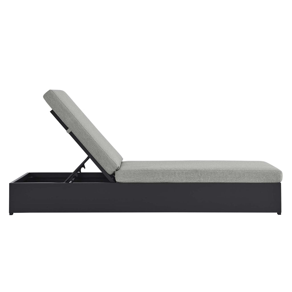 Modway Tahoe Outdoor Powder Coated Aluminum Chaise Lounge