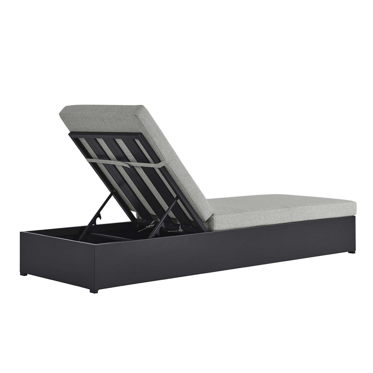 Modway Tahoe Outdoor Powder Coated Aluminum Chaise Lounge