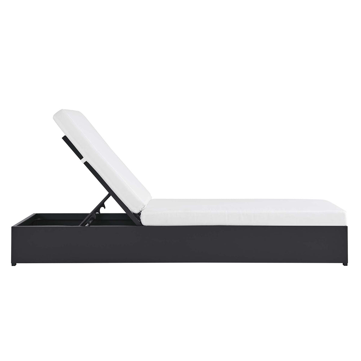 Modway Tahoe Outdoor Powder Coated Aluminum Chaise Lounge