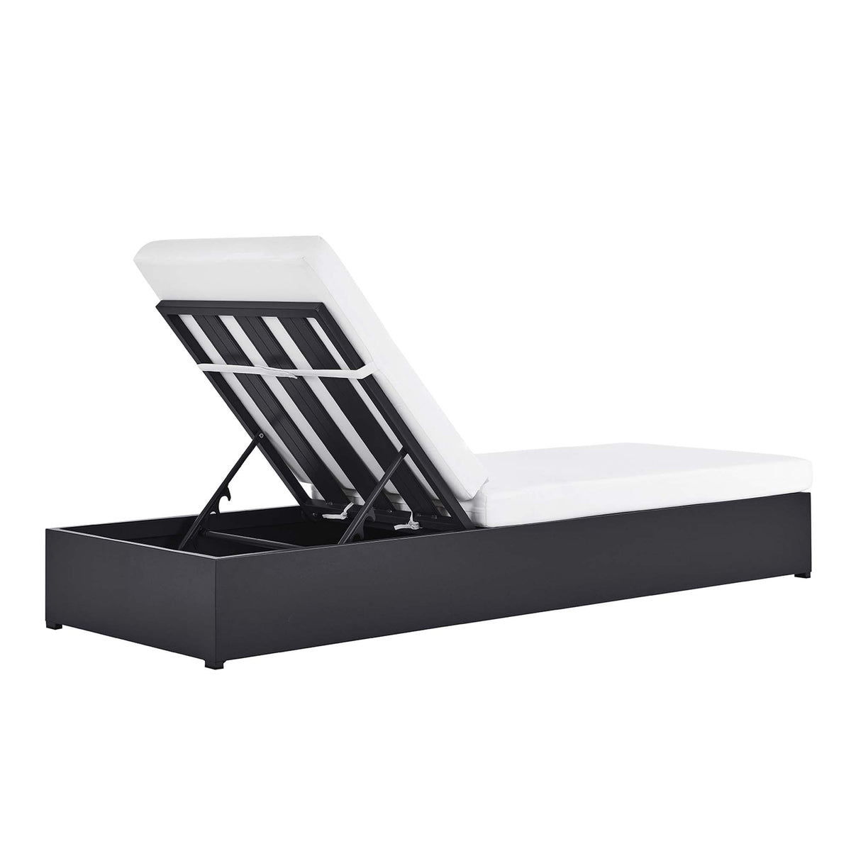 Modway Tahoe Outdoor Powder Coated Aluminum Chaise Lounge