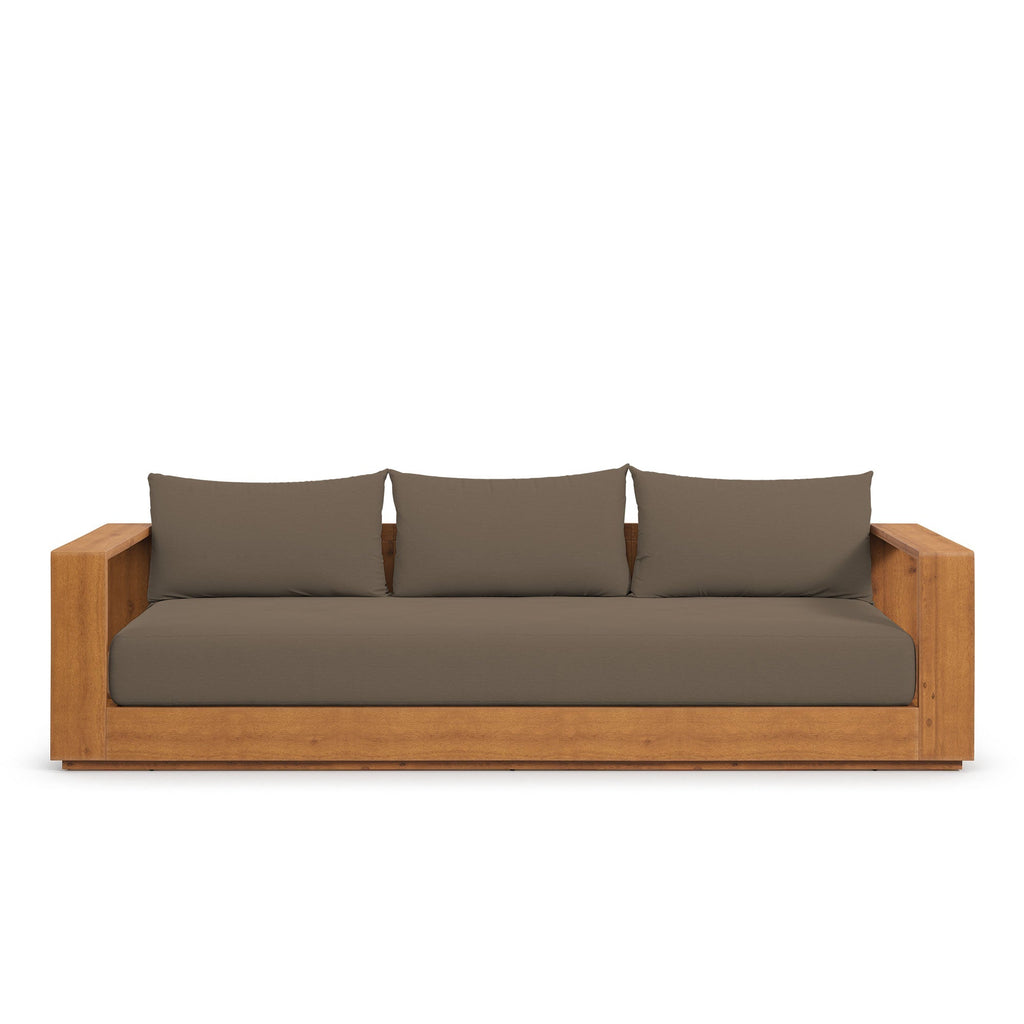 Modway Tahoe FSC Certified Acacia Wood Patio Ottoman